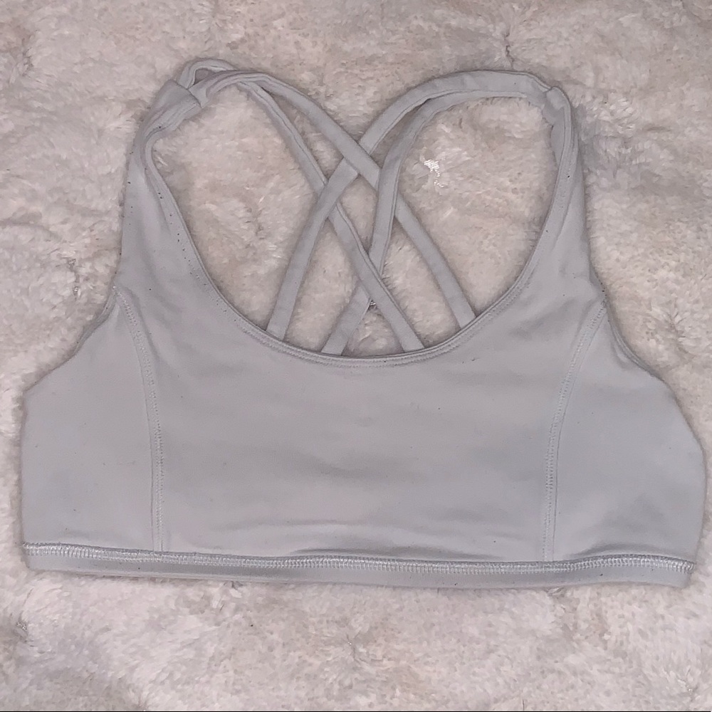 Ivivva white reversible sports bra
